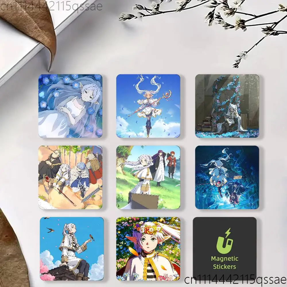 F-Frieren Anime Refrigerator Magnet Magnetic Ins Style Home Decoration Creativity Gift