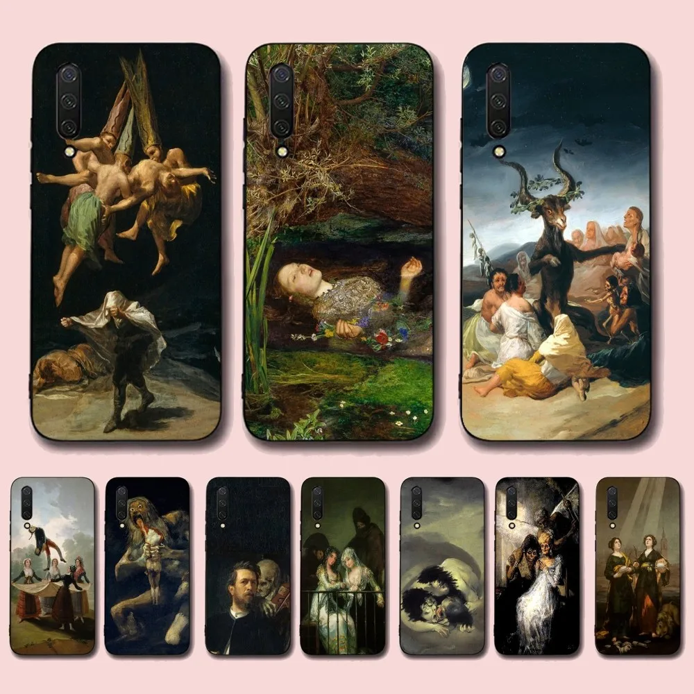 

Spain Francisco Goya Art Phone Case For Xiaomi Mi 5X 8 9 10 11 12 lite pro 10T PocoX3pro PocoM3 Note 10 pro lite