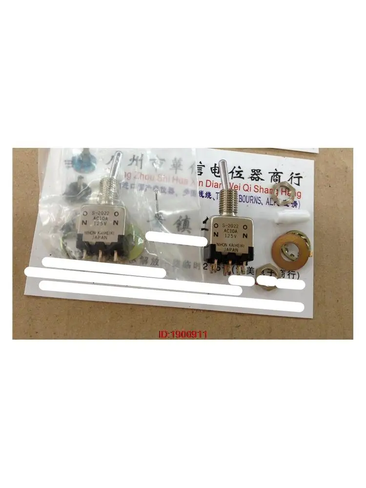 

Лидер продаж, 1 шт./лот, Япония NKK S-2022 AC10A 125 В, 2 файла, 6 футов, поворотный переключатель