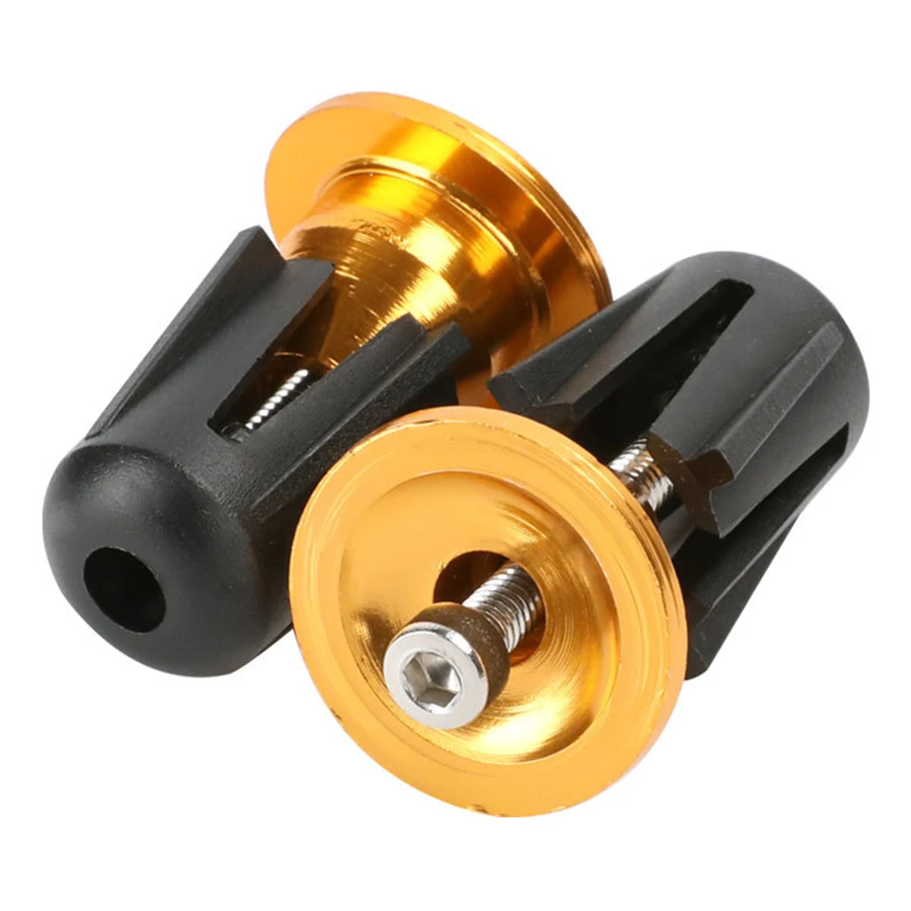 Bicycle Bar End Plug Aluminum Alloy Expansion Handle Cover Blocked Bicycle Handlebar Plug Cycling Accessories