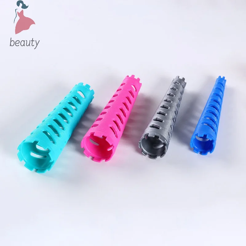 12 Teile/satz Haar Waver Keine Hitze Kegel Form Lockenwickler Extra Dicke Curling Bars Kalte Dauerwelle Flexi Stangen 10,6 cm