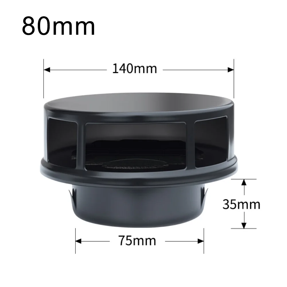 Efficient Airflow Hood Weather Resistant Stainless Steel Ventilation Hood Efficient Airflow Multi-Size Options