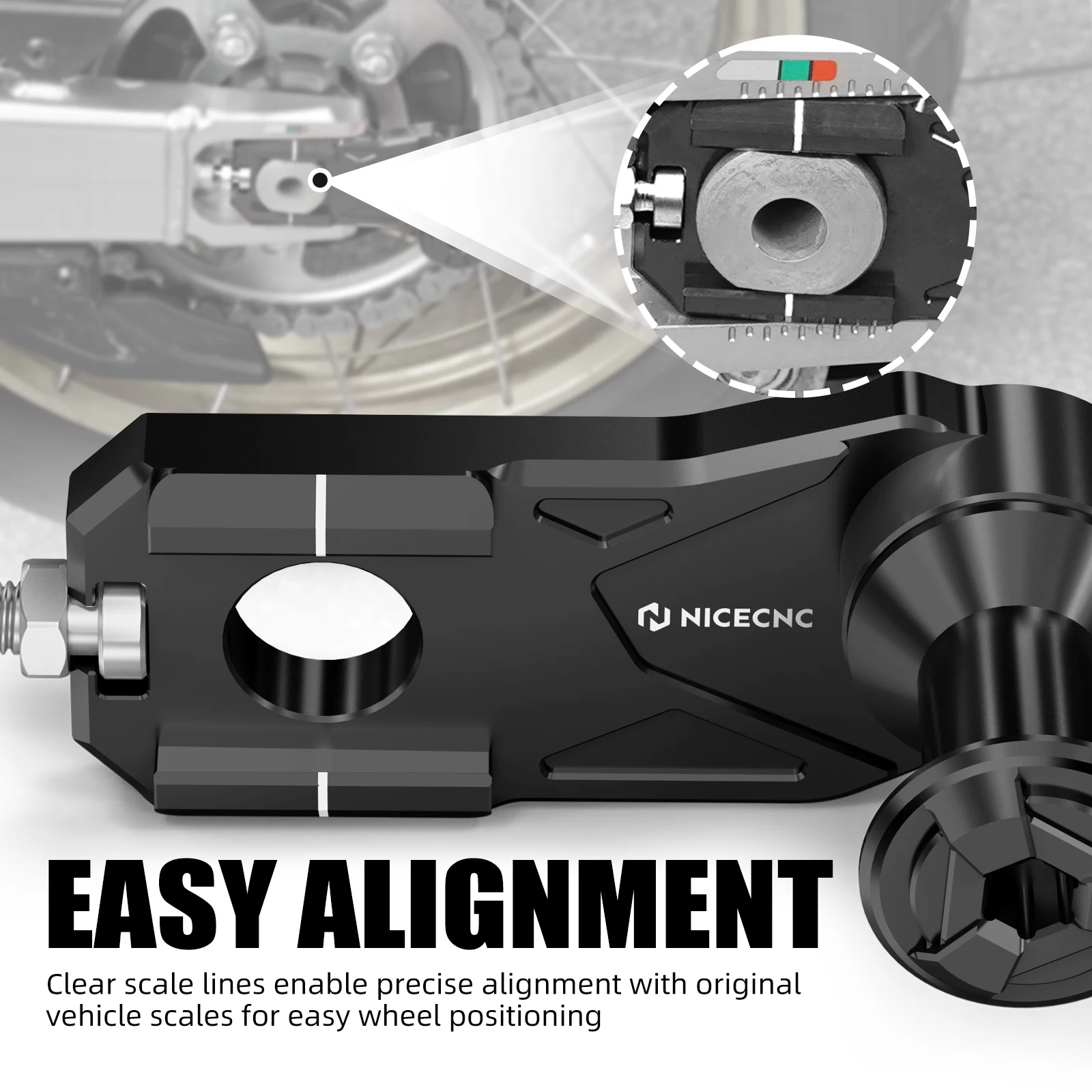 Motorcycle Swingarm Slider Spools Chain Tensioner Adjusters for Honda CRF1100L Africa Twin/Adventure Sports 2020-2024 2025 2026