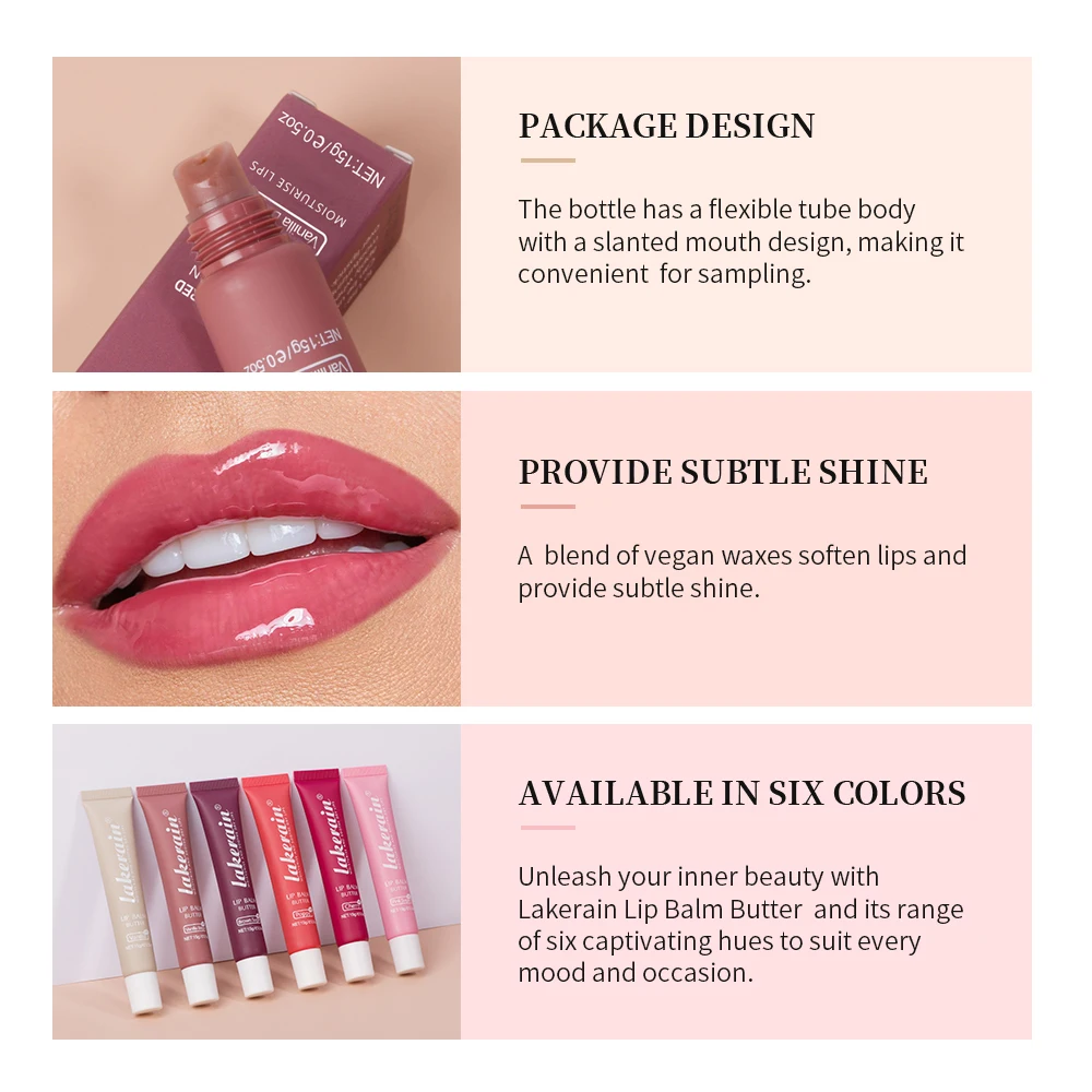 6Colors Lip Balm Butter Remove Dead Skin Lipstick Base Lip Cream Plumping Lip Coat For Lipstick Lipgloss Tinted Plumper Lip