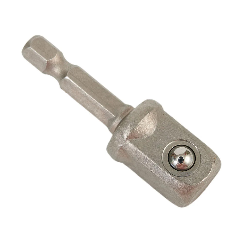 Adaptador de enchufe de acero al cromo vanadio, herramientas eléctricas de vástago hexagonal, chorro de arena, 3/8mm, 9,5