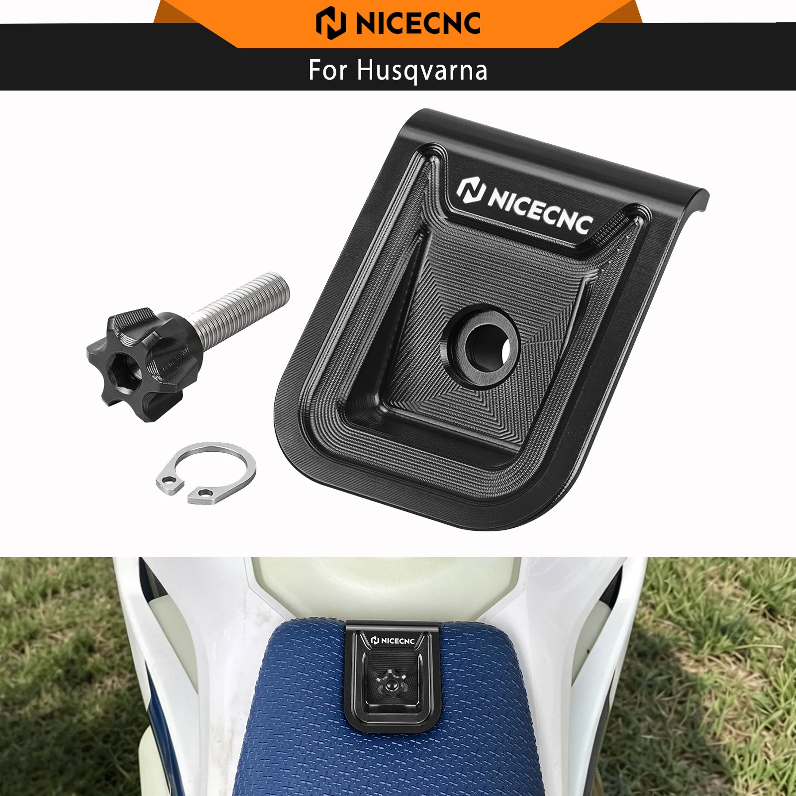 NICECNC Seat Mount Cover For Husqvarna TE300 TE250 FE 250 350 450 501 350S 501S 450W 501W TX300 TC125 FC FX 450 350 2024-2026