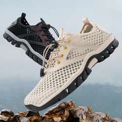 Outdoor entertainment sports shoes trend couples 39-47 yards mesh surface breathable water shoes non-slip hiking shoes