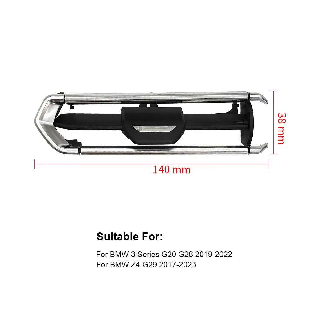 대시보드 중간 에어컨 AC 벤트 아울렛 그릴 수리 키트, BMW 3 시리즈 Z4 G20 G28 G29 64119855415