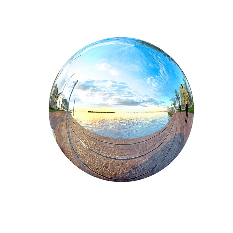 1Pcs Diameter 19mm-200mm Thick 1.2mm 304 Stainless Steel Silver Mirror Hollow Ball for Home Hotel