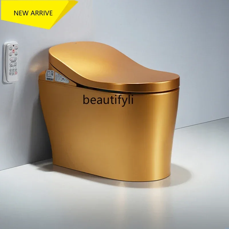 ab01   Full-Automatic Golden Smart Toilet Instant Heating Electric Toilet and Sausage Moistening All-in-One Machine