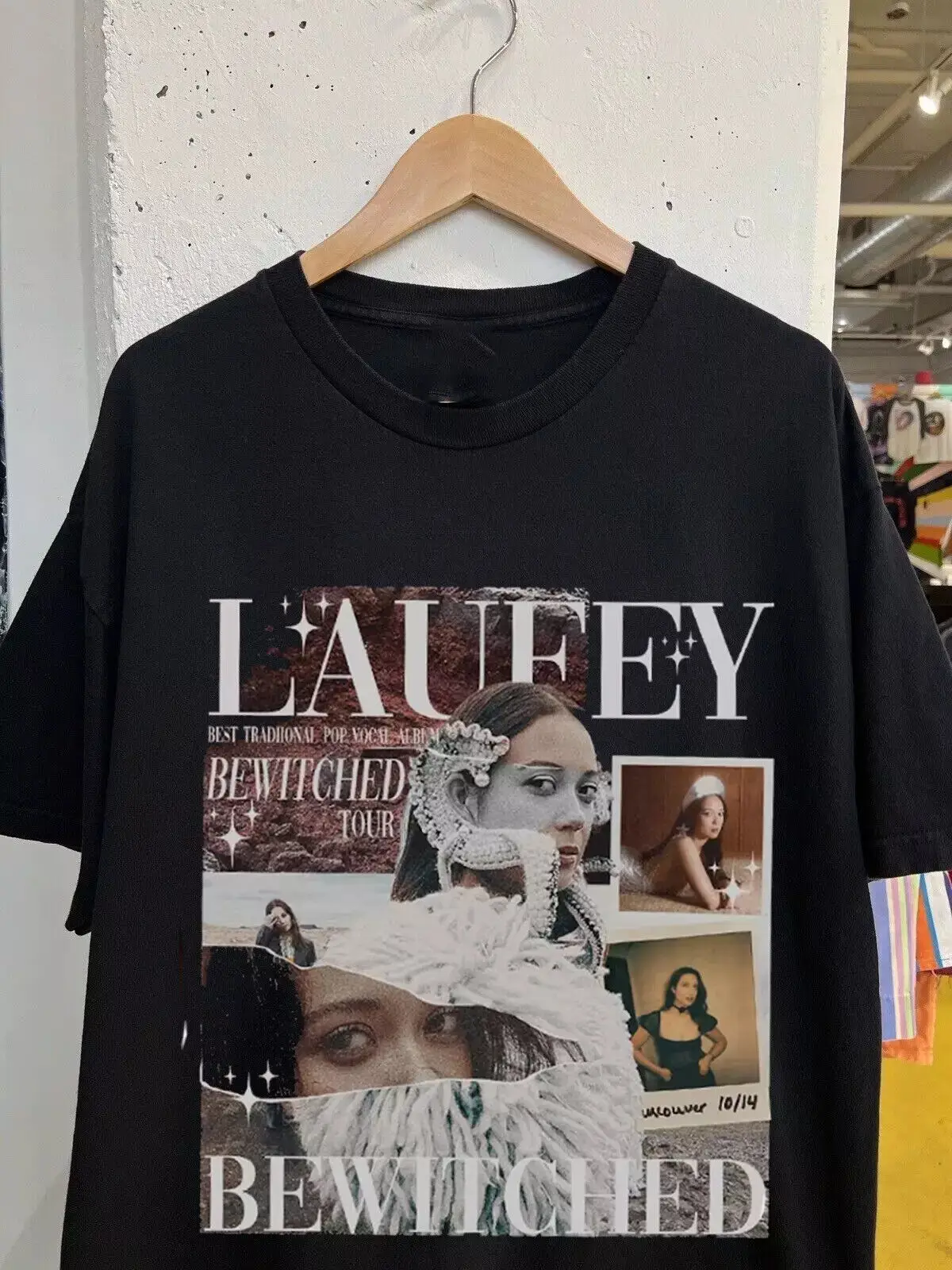 

Laufey The Bewitched Tour Unisex Retro Vintage Unisex T-shirt S-5XL