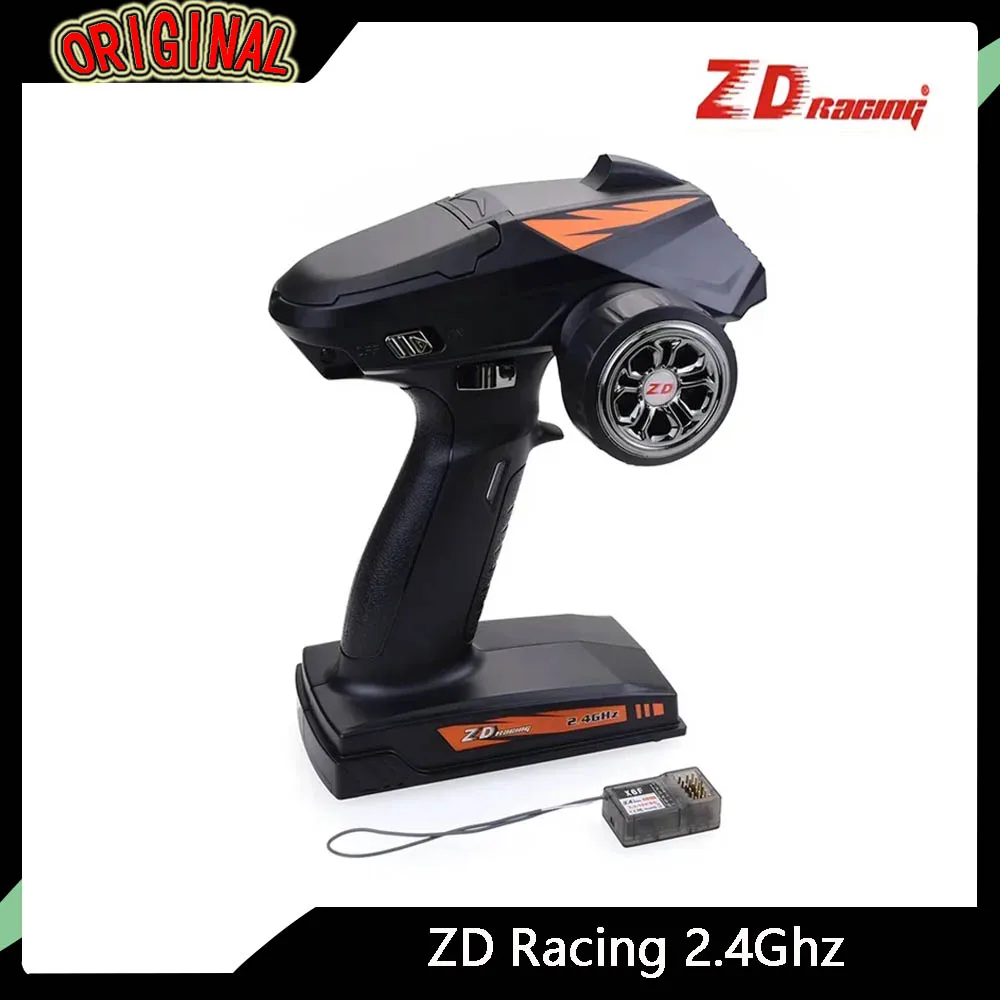 

ZD Racing 2.4GHz 4CH 500M Transmitter & Receiver – For RC Car/Boat/Tank (SCX10, TRX4 Compatible)