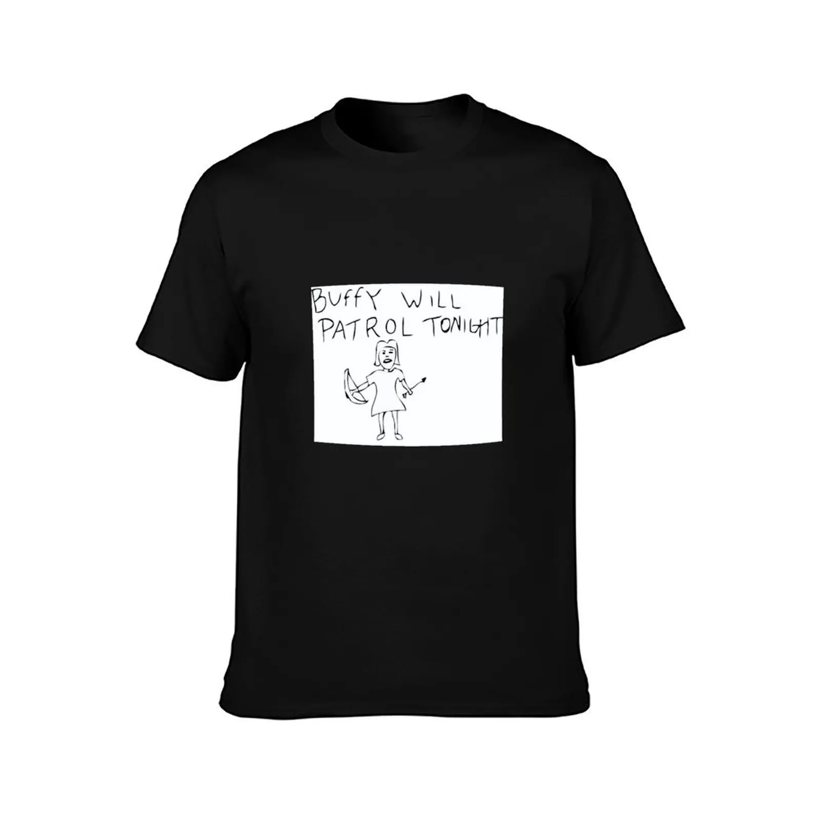 BUFFY WILL PATROL T-Shirt Quick Dry Sports Short Sleeve Tee T-Shirt