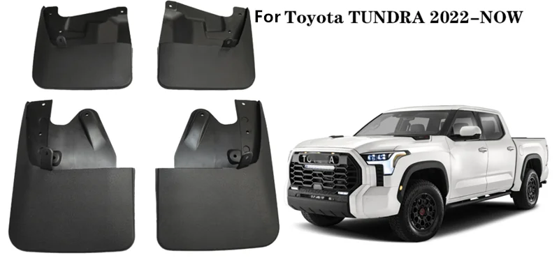 

Mud fender Guards For Toyota Tundra 2022 2023 Mudguards Mud Flaps 4pcs Splash Guards Wheel Tire Mudguard Mudflaps Accessories