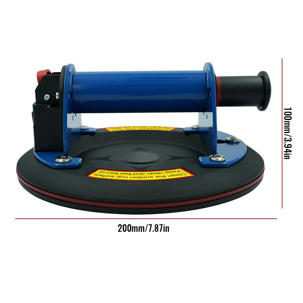 

Vacuum Suction Cup 250kg stainless steel handle Suction Sucker Heavy Duty Vacuum Lifter for Granite Tile Glass Manual Lifting