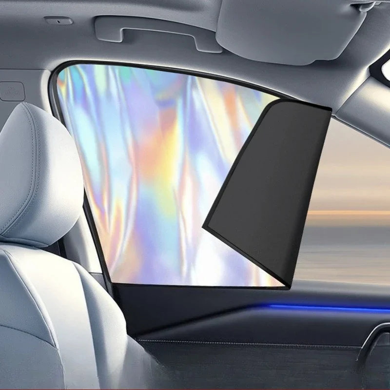 Universal Car magnetic sunshade laser sunshade full sunshade sunscreen isolation curtain General automotive curtain accessories