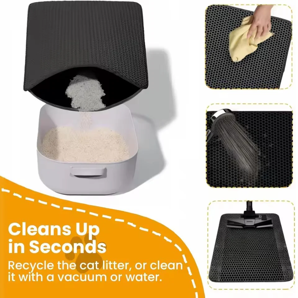 Thumbnail 4 - #69 Latest Cat Litter Box Mats Offers