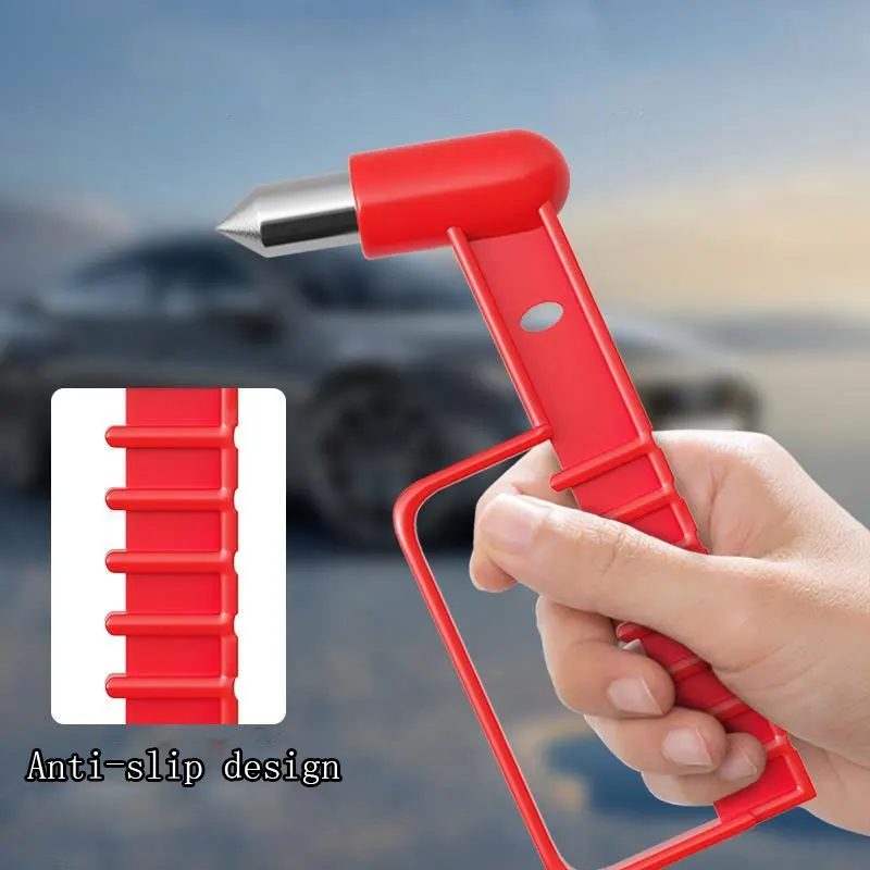 Car Emergent Rescue Escape Tools Window Breaker Hammer Car Safety Hammer Multifunctional Escape Hammer Glass Breaker Portable