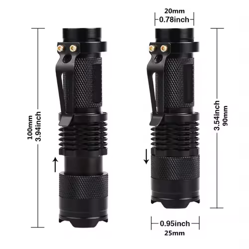 UV Flashlight Black Light Powerful Small Blacklight Flashlight UV Light Mini Black Light Flashlight Detector Light for Pet Urine - Image 6