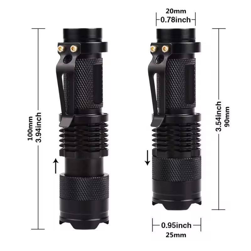 UV Flashlight Black Light Powerful Small Blacklight Flashlight UV Light Mini Black Light Flashlight Detector Light for Pet Urine - Image 6