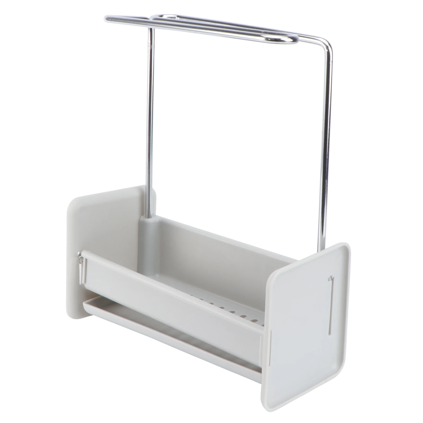

Multi-function Kitchen Storage Rack Draining Sink Holder Stainless Steel PP Large Capacity Adjustable Organiser Hemming Sealing