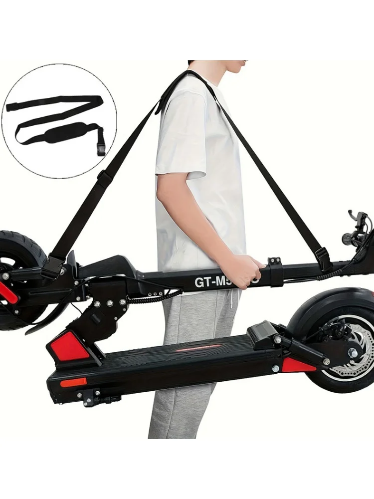 AliExpress NONE Adjustable Electric Bike Shoulder Strap Non Slip Nylon Carrying Belt for Skateboard kick scooter Hand Carrying Straps Portable