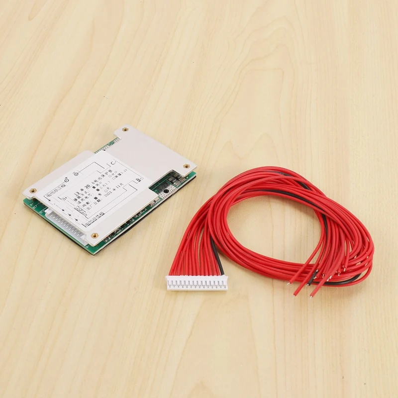 لوح ثنائي الفينيل متعدد الكلور بنظام BMS مع مبرد ميزان للدراجة الكهربائية ، لوحة حماية ، بطارية ليثيوم أيون ، 13S ، 48V ، 30A