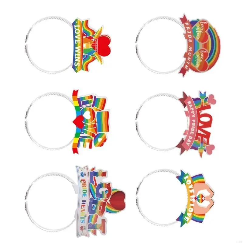 49mf Haiop Hoop Love a tema gay lesbiche che colpiscono il cuore del cerchio e arcobaleno per pedlars Pride Month Parates