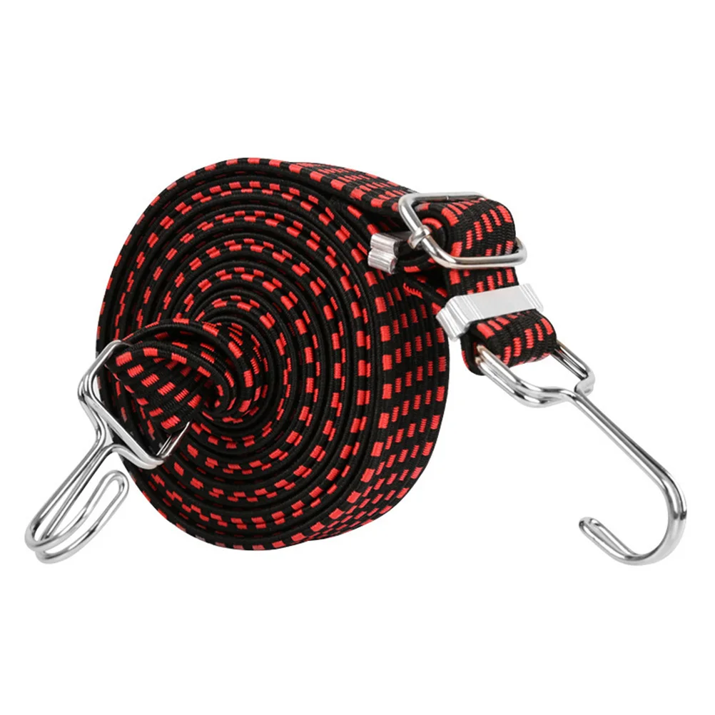 

Elastic Bandage Luggage Straps Fixed Rope Bicycle Bungee Cords Camouflage Marine Grade Motorcycle Red