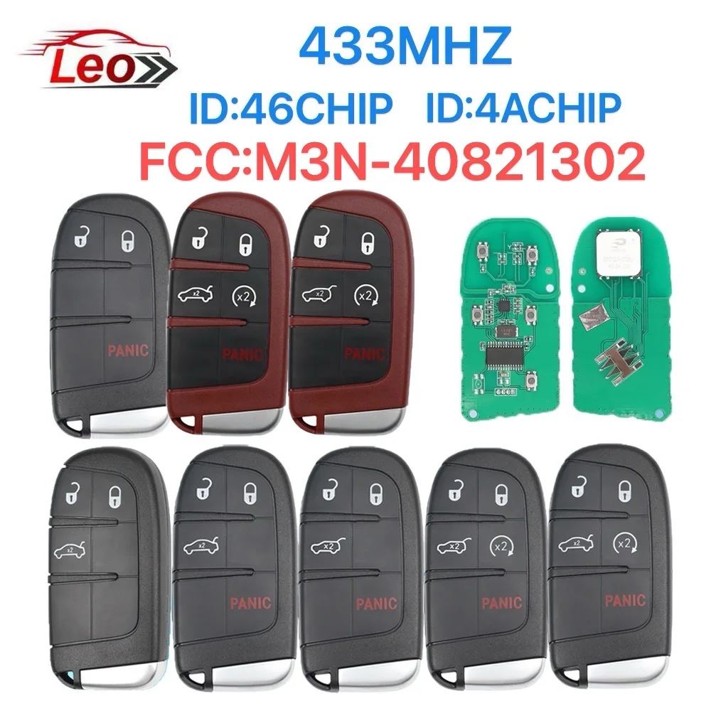 

Leo M3N-40821302 Автомобильный умный пульт дистанционного управления для Chrysler Jeep Renegade Compass C-CUV Trailhawk для Fita 500 500L 500X SIP22