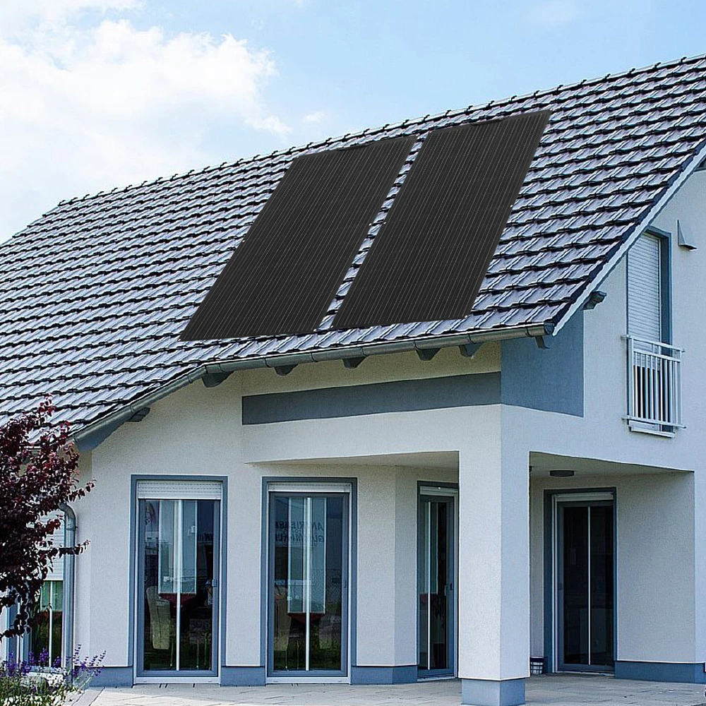 12 فولت لوحة طاقة شمسية ETFE PET مرنة 300 واط 150 واط 130 واط 95 واط 80 واط لوحة كهروضوئية 12 فولت طقم شاحن بطارية للمنزل كامبر RV شرفة