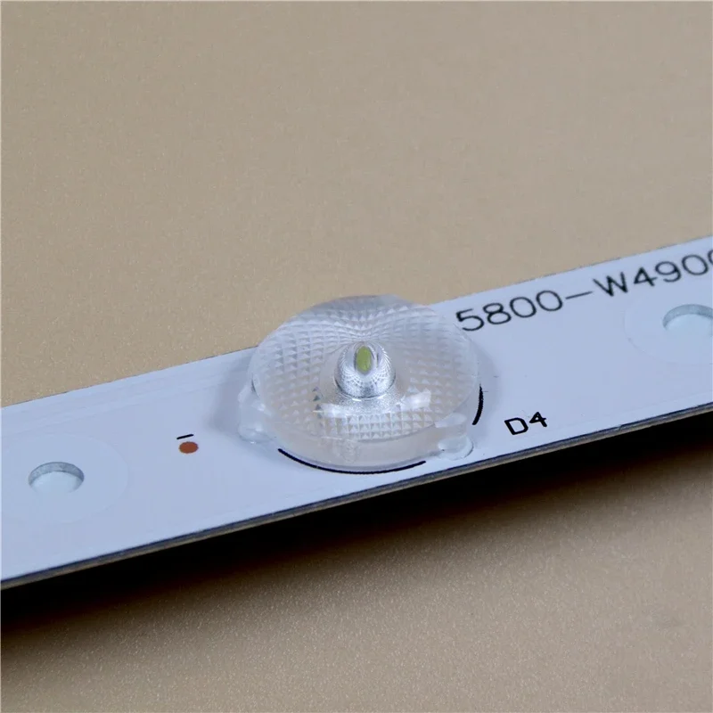 Светодиодный полный массив телевизора для Sencor SLE49F57TCS 49 дюймов, светодиодная лента для подсветки 5800-W49001-1P00, комплект матриц, светодиодные лампы, ленты, ленты RDL490FY