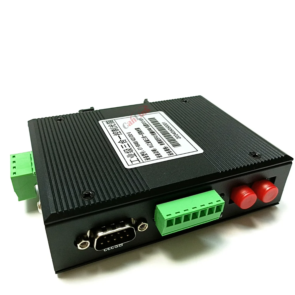 Industrial To Converter RS232 RS485 RS422 Optic Modem, Bidirectional Data Over Fiber Converter, DC12~55V