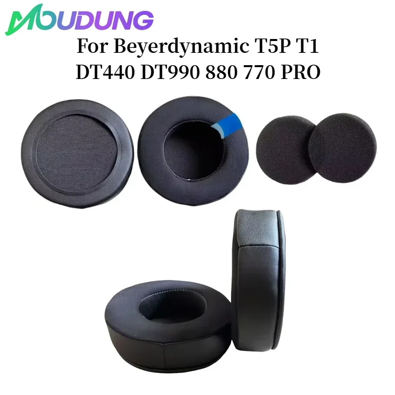 

MOUDUNG Ear Pads For Beyerdynamic T5P T1 DT440 DT990 880 770 PRO Headphone Replacement Ice gel Pads High Quality Foam Pads ，