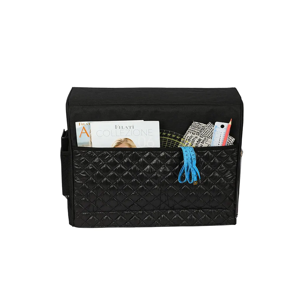 

Sewing Machine Dust Cover Zipper Storage Bag Oxford Fabric Home Appliance Protector Foldable Tool Organizer for Knitting