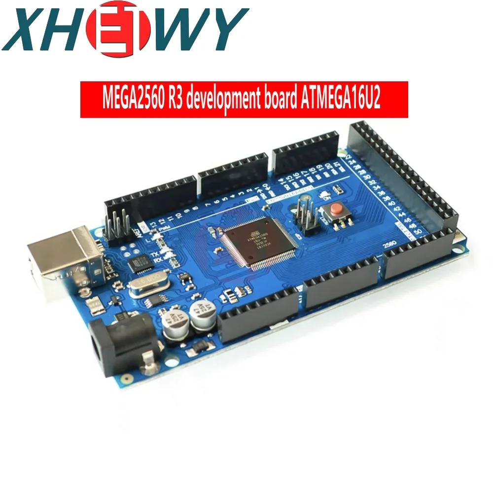 1ชิ้น MEGA2560 R3 ATMEGA16U2รุ่นที่เป็นทางการปรับปรุง CH340G เมนบอร์ดบอร์ดควบคุมการพัฒนาแบบโอเพ่นซอร์ส