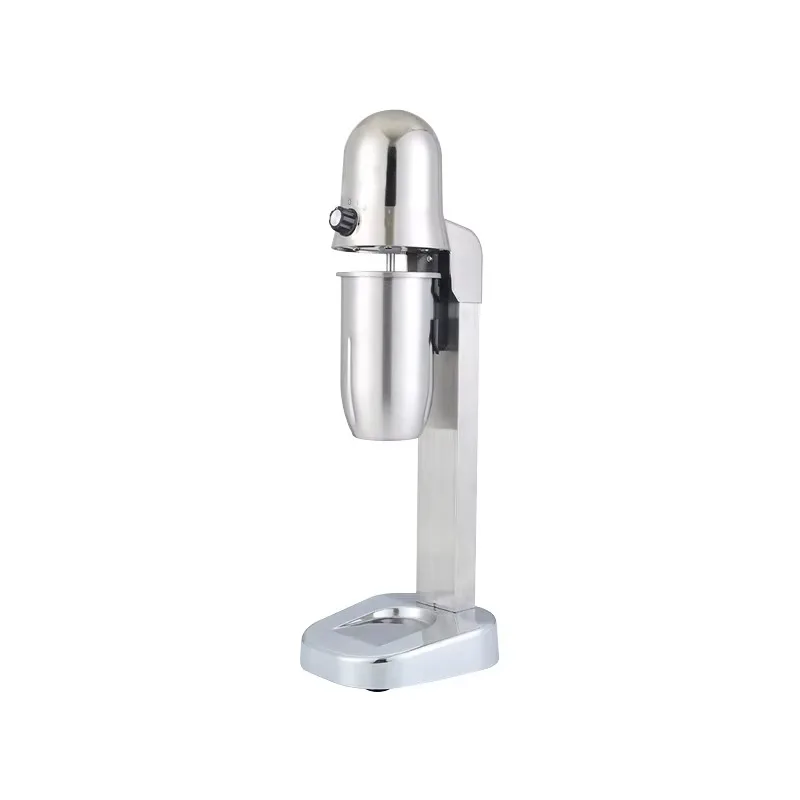 2-Head Stainless Steel Milk Shake Machine, 180W 3-Speed Automatic Mixer for 650ml Cup