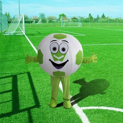 

Fashion Football Mascot Costume Adult Birthday Party Fancy Dress Halloween Cosplay Game Dress Outfits Clothing Xmas