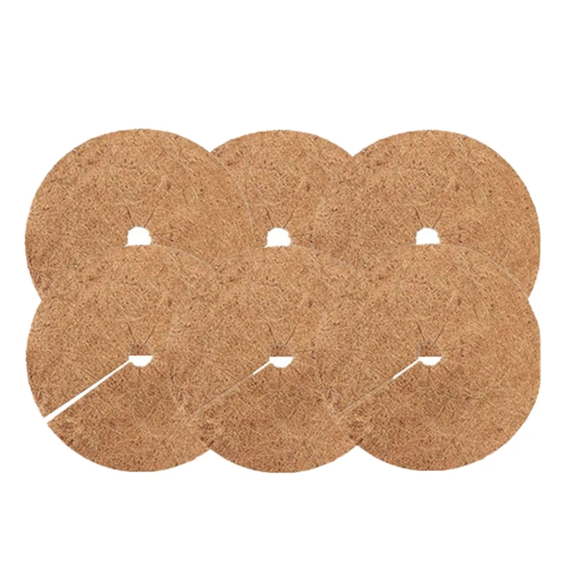 ABUP-Coir Copertura per piante Mulch Mat Tessuto per il controllo delle erbacce Anelli per vasi di fiori Protezione per tronco di albero di cocco Protezione per radici per fioriera