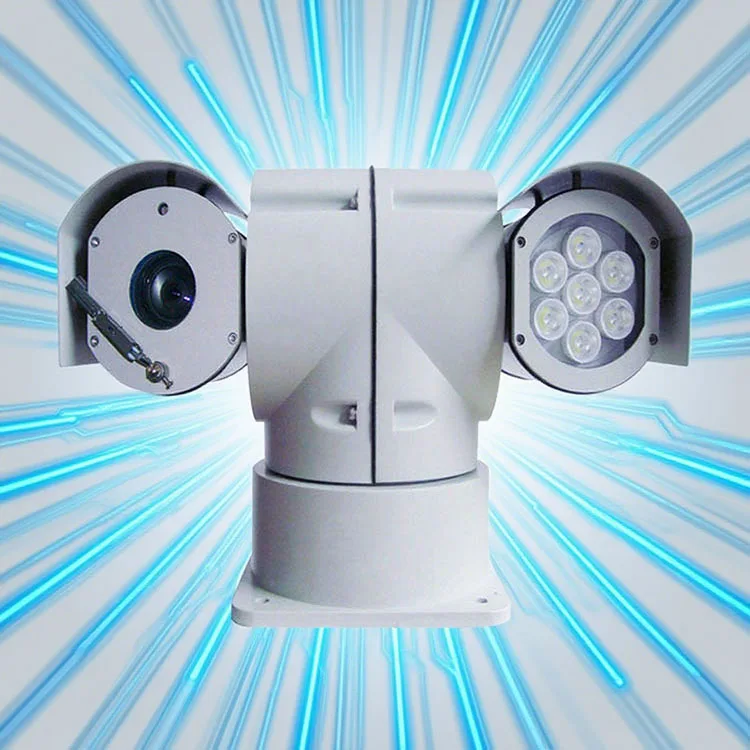 كاميرا PTZ للشبكة عالية الوضوح مثبتة على السيارة 360 درجة ° سيارة دورية سقف التصوير الحراري الدوارة #3