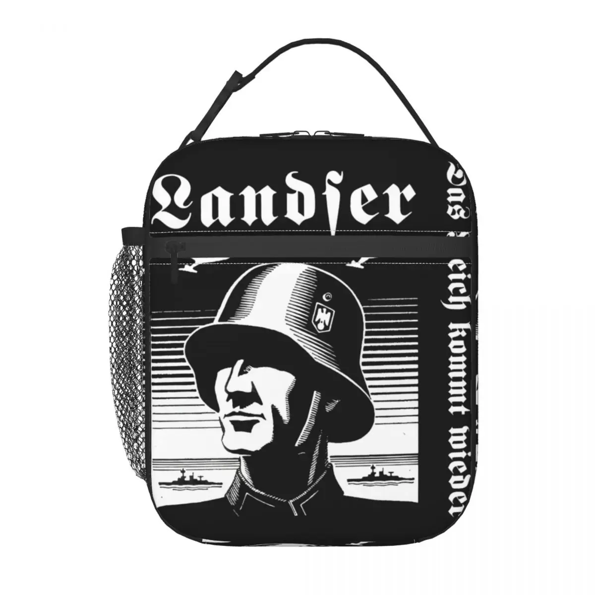 Das Reich Kommt Wieder Insulated Lunch Bag For Office Landser Rock Band Storage Food Boxes Portable Thermal Cooler Lunch Boxes