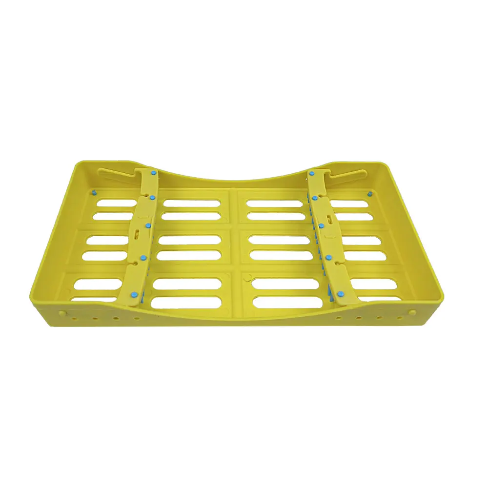 7 Holes Dental Sterilization Rack For Composite Resin Filling Spatulas Aesthetic Restoration Kit Placing Box Dentist Instruments