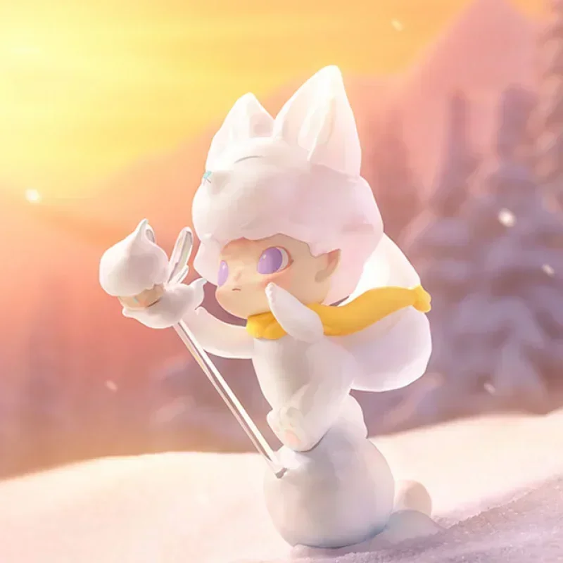 

DIMOO Letters From Snowman Series Blind Box Toys Mystery Box Original Action Figure Bag Mystere Cute Doll Kawaii Model Gift