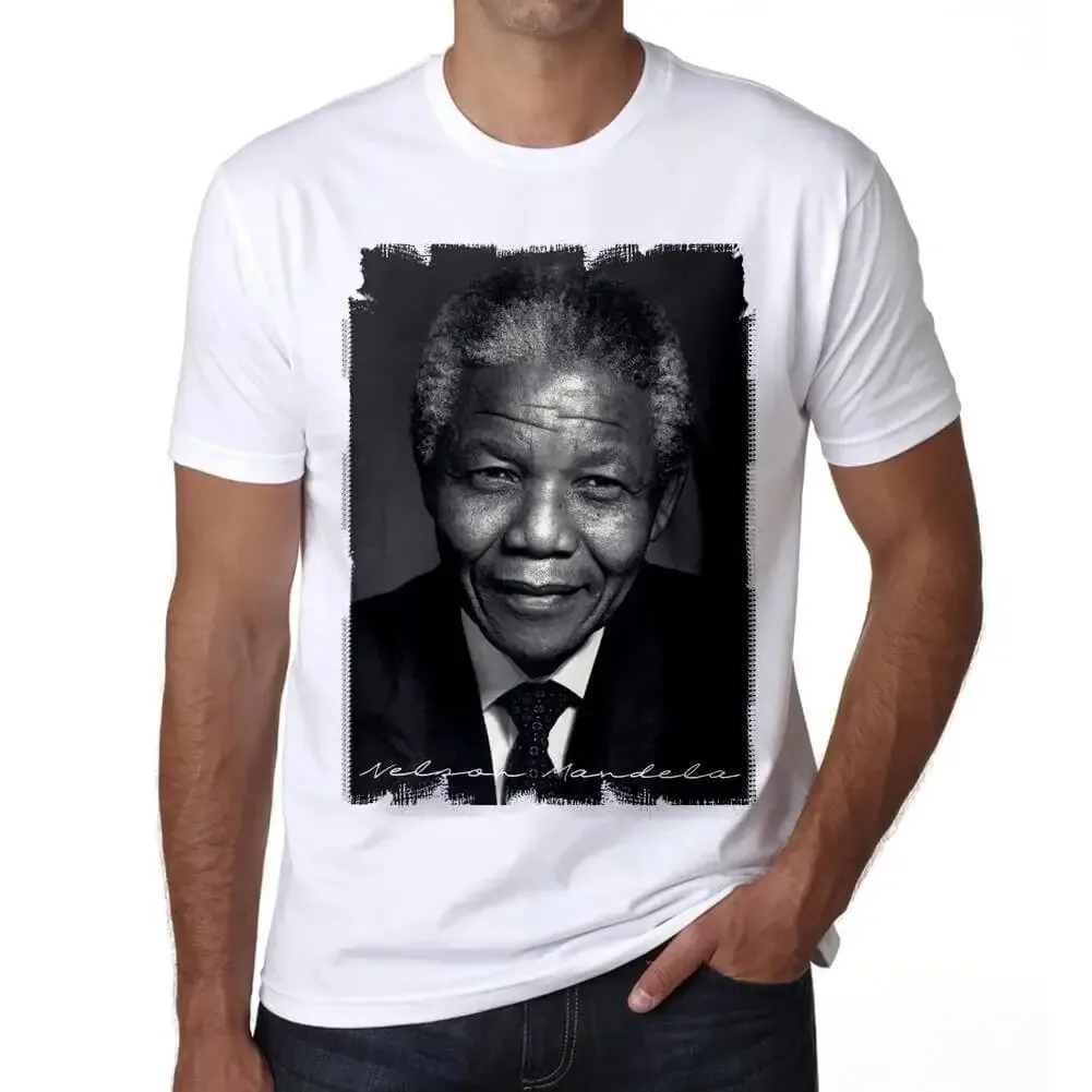 

Men's Graphic T-Shirt Nelson Mandela Eco-Friendly Limited Edition Short Sleeve