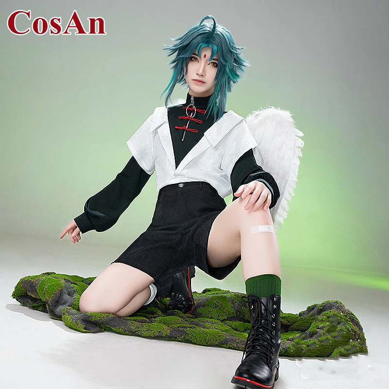 CosAn Game Genshin Impact Xiao Cosplay Costume Childlike Series Fashion Uniforms Activity Party Role Play Clothing S-XL