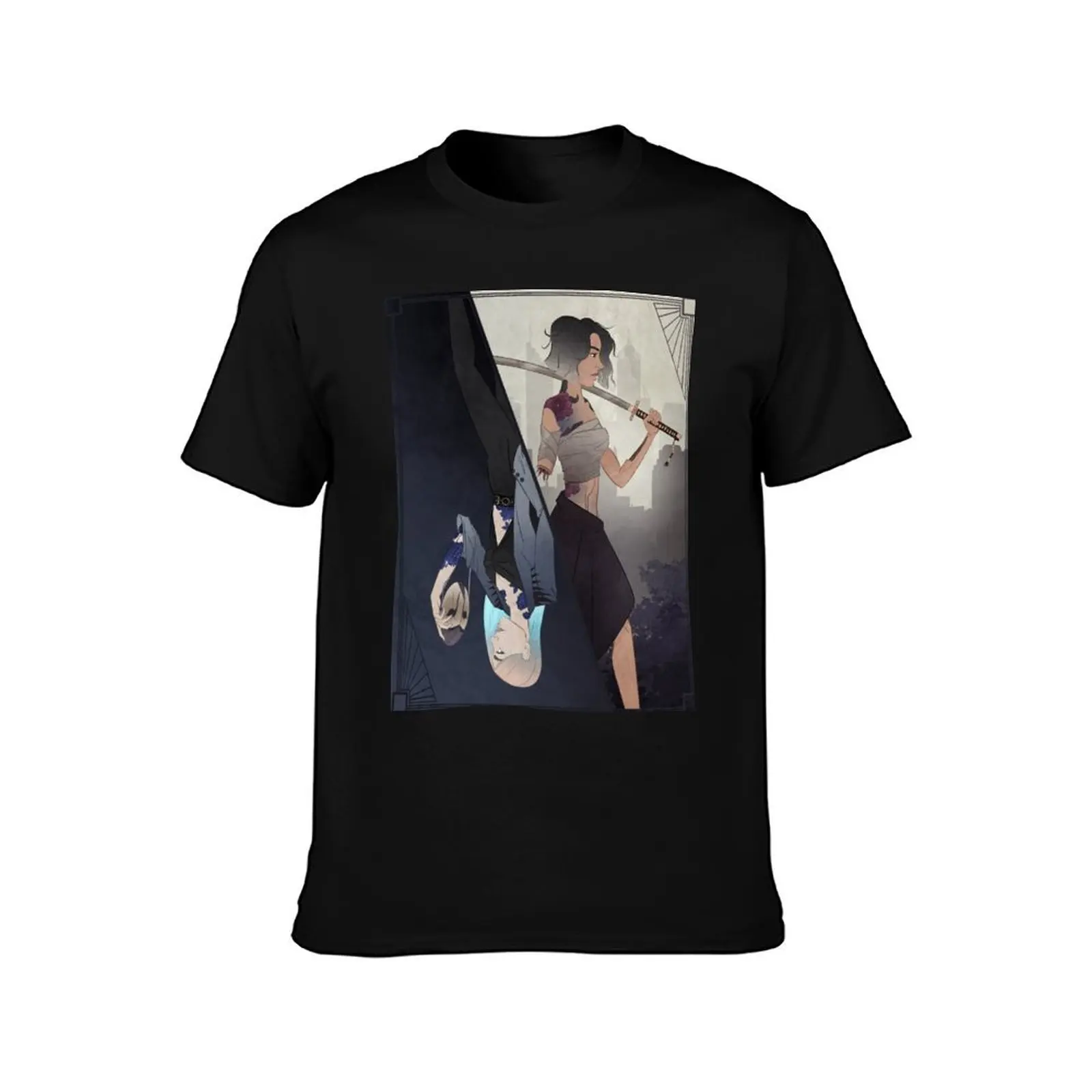 Cyberpunk Warriors T-Shirt summer clothes new gifts and t-shirts anime clothes Short sleeve tee Men's cotton t-shirt