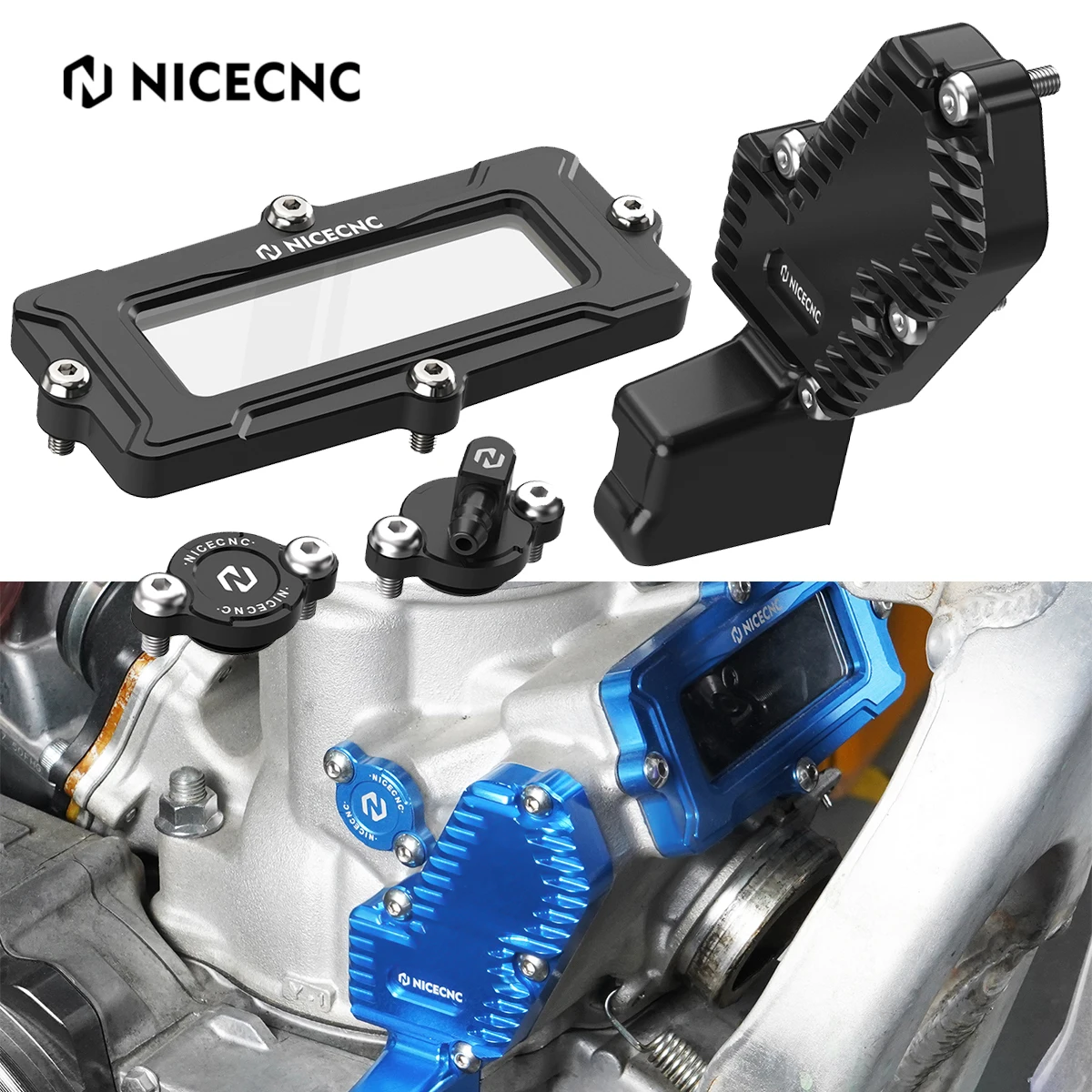 

For Yamaha YZ250 YZ 250 1999-2023 Motorcycle Cylinder Power Vale Exhaust Power Valve Cover Holder Kit YZ250X YZ 250X 2016-2023