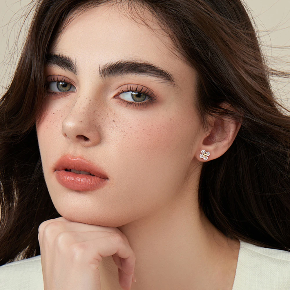 3mm Star Moissanite Stud Earrings for Women 100% 925 Silver D Color VVS1 Brilliant Cut Diamond Ear Studs Pass Diamond Tester