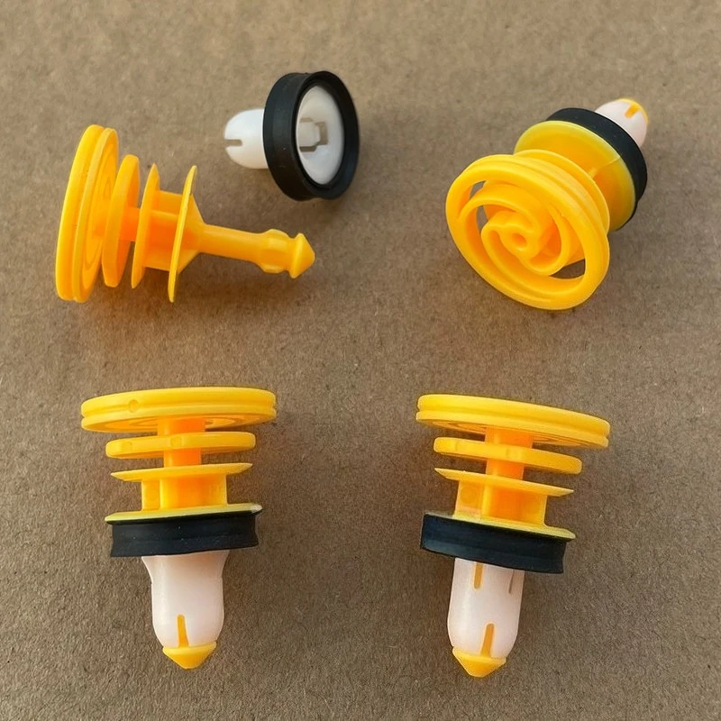 10 pieces, compatible with Tesla Model 3/Y/S/X - door interior panel buckle - yellow plastic fixing clip, door panel lining