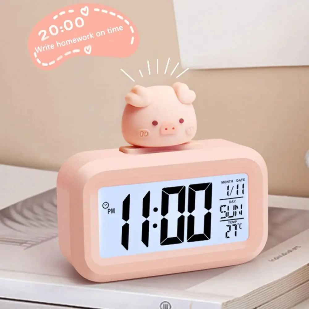 Backlight Music Time Management Date Stopwatch Calendar Desktop Alarm Clock Reminder Digital Table Clocks Countdown Timer